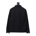 Chrome Hearts twill plain button jacket