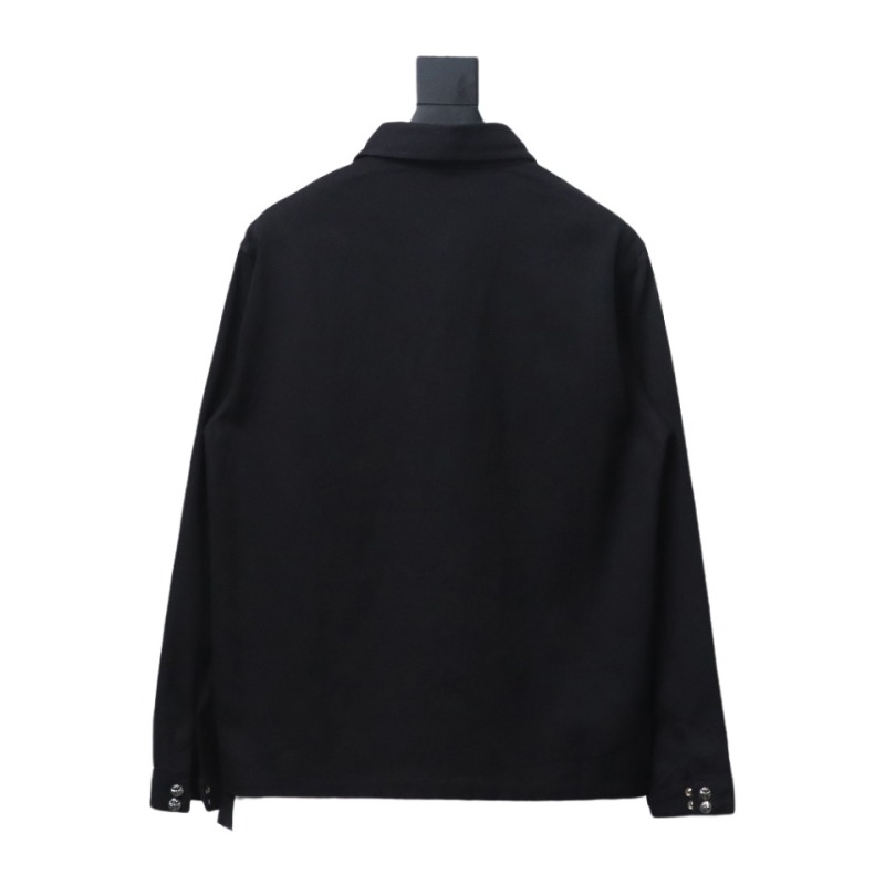 Chrome Hearts twill plain button jacket