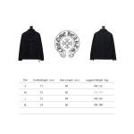 Chrome Hearts twill plain button jacket