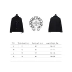  Chrome Hearts twill plain button jacket
