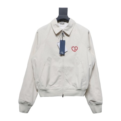  Dior 24Fw embroidered heart short jacket 01