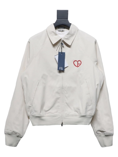 Dior 24Fw embroidered heart short jacket 01