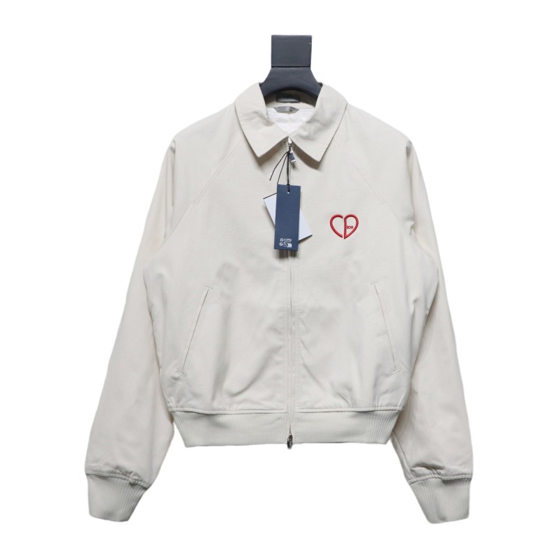 Dior 24Fw embroidered heart short jacket