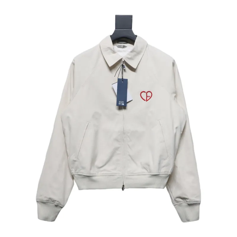 Dior 24Fw embroidered heart short jacket