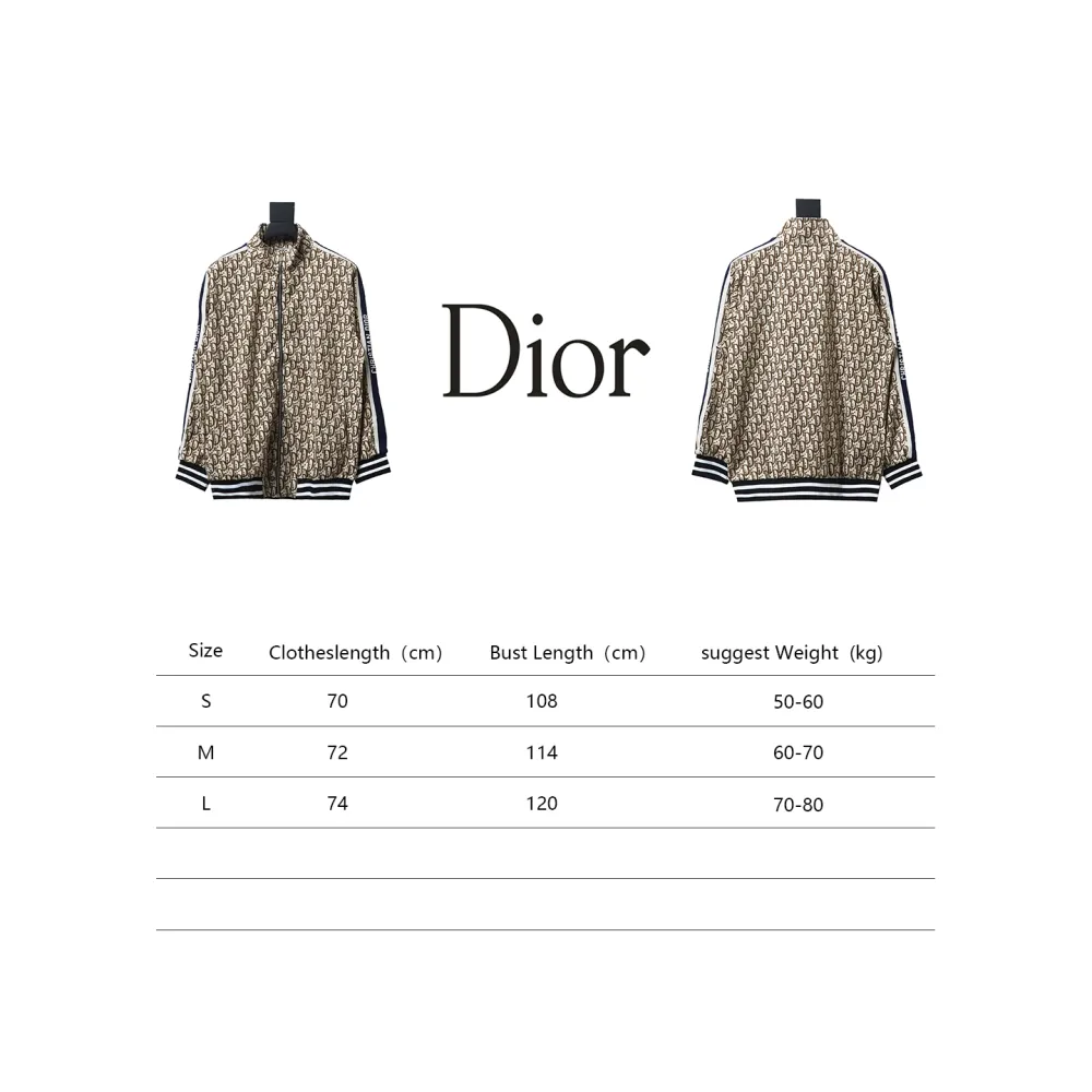  Dior 24Fw full print jacquard side webbing suit jacket