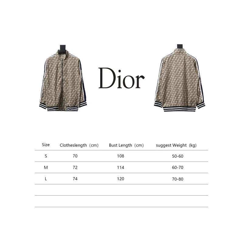  Dior 24Fw full print jacquard side webbing suit jacket