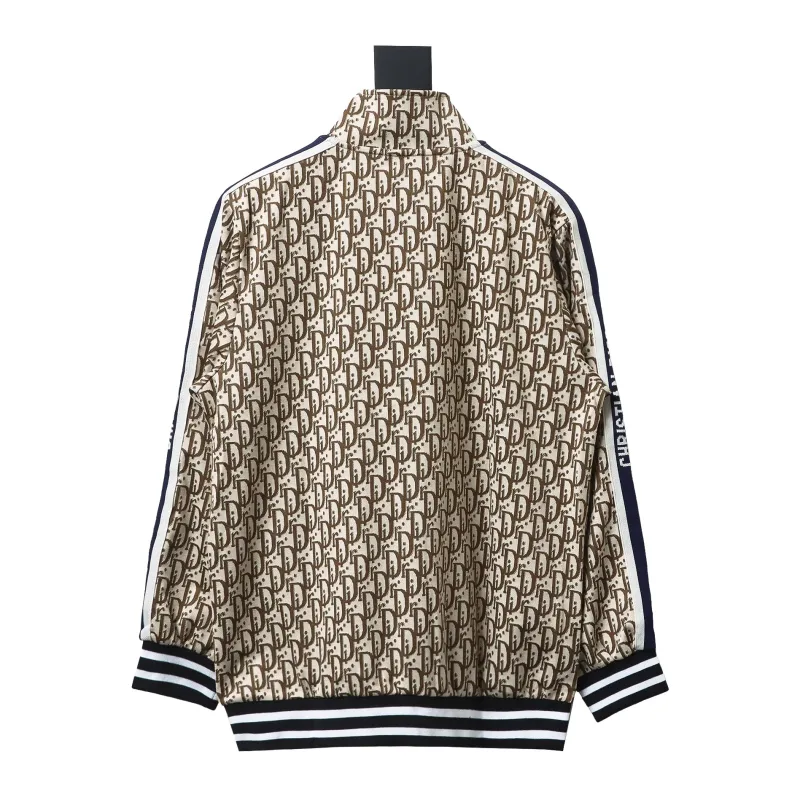  Dior 24Fw full print jacquard side webbing suit jacket