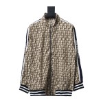  Dior 24Fw full print jacquard side webbing suit jacket