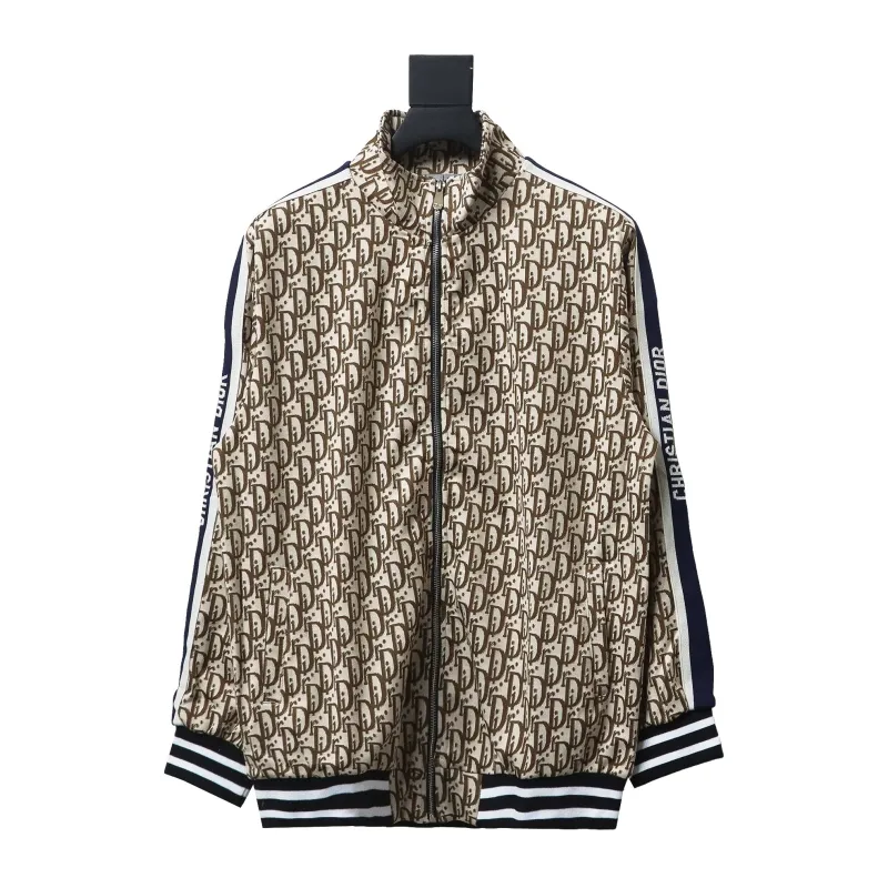  Dior 24Fw full print jacquard side webbing suit jacket