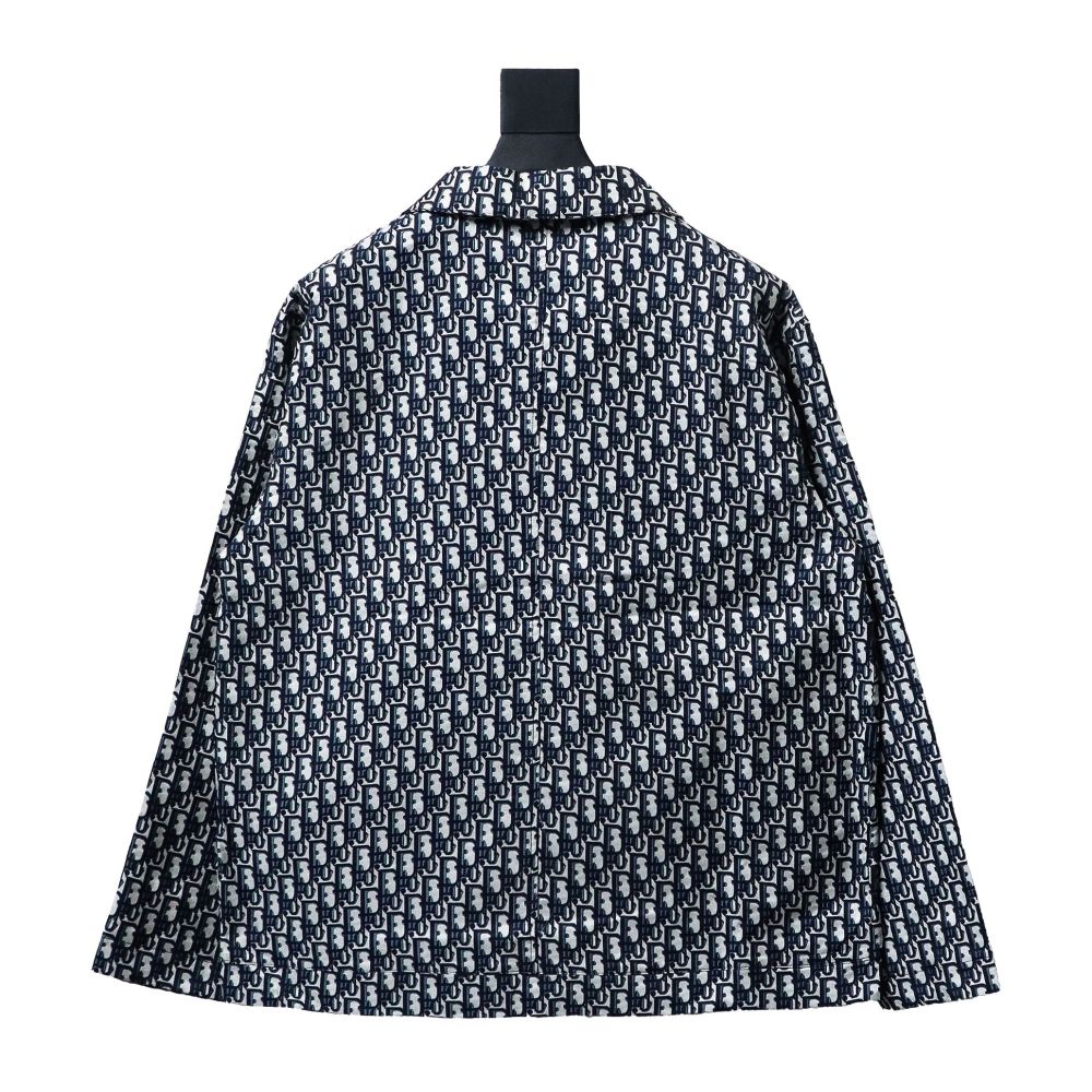  DIOR 24SS taffeta technology jacquard fabric unisex jacket