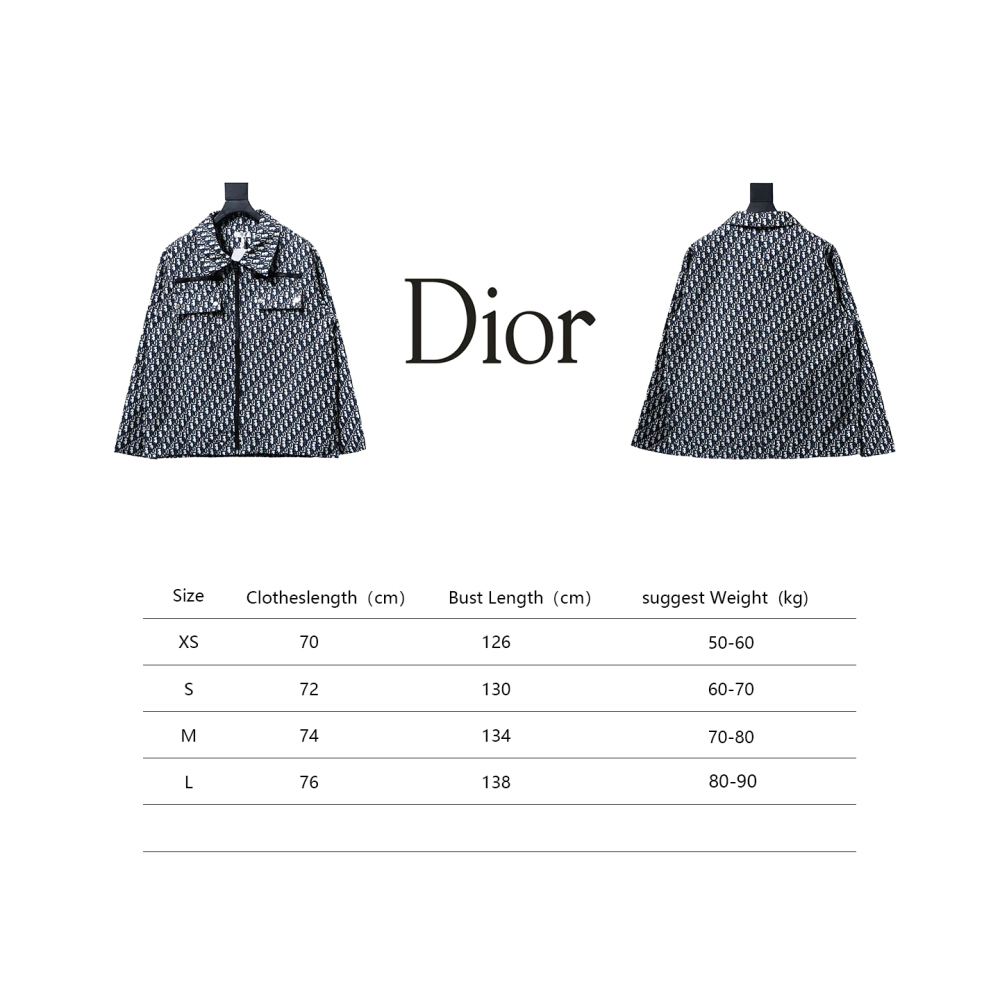  DIOR 24SS taffeta technology jacquard fabric unisex jacket