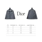  DIOR 24SS taffeta technology jacquard fabric unisex jacket