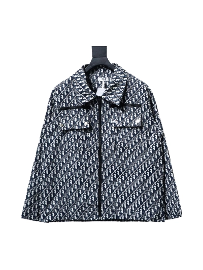 DIOR 24SS taffeta technology jacquard fabric unisex jacket 01