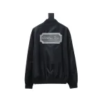  DIOR CD back square logo embroidered flight jacket 1