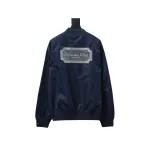 DIOR CD back square logo embroidered flight jacket 2