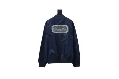 DIOR CD back square logo embroidered flight jacket 2 02