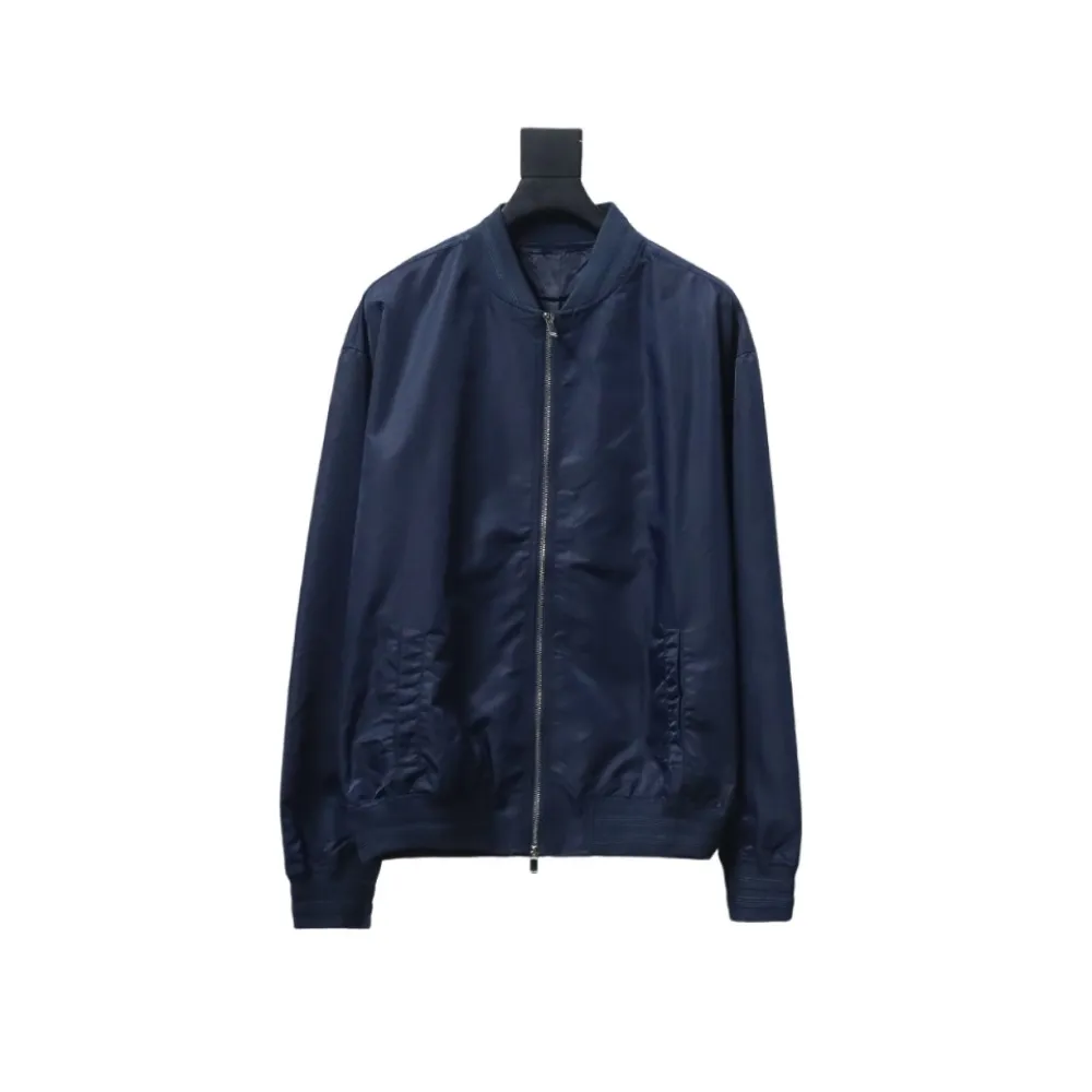 DIOR CD back square logo embroidered flight jacket 2