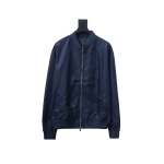  DIOR CD back square logo embroidered flight jacket 2