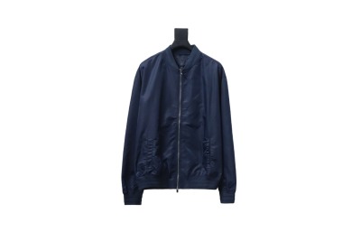 DIOR CD back square logo embroidered flight jacket 2 01