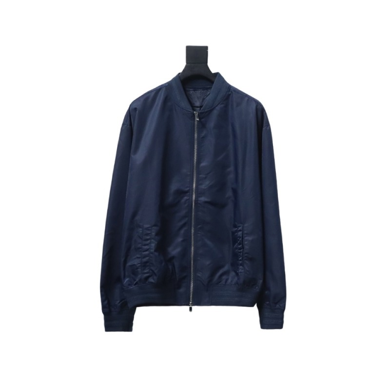  DIOR CD back square logo embroidered flight jacket 2