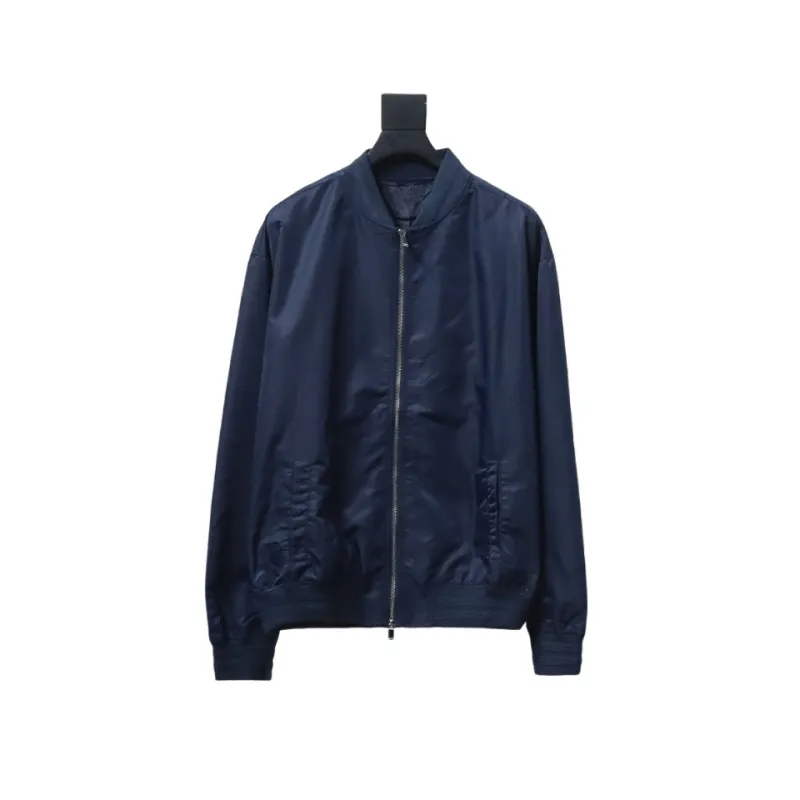 DIOR CD back square logo embroidered flight jacket 2