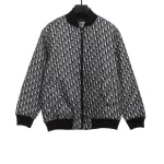  Dior classic monogram full print zipper jacket
