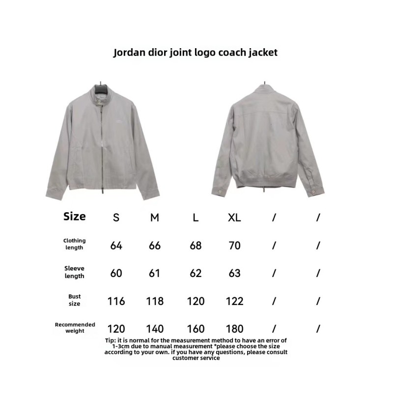 Jordan Dior joint logo coach jacket 1