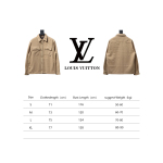 Louis Vuitton 23FW double-faced cashmere khaki jacket