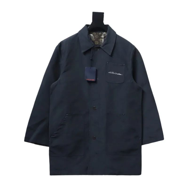 Louis Vuitton 23FW double-faced mid-length jacket