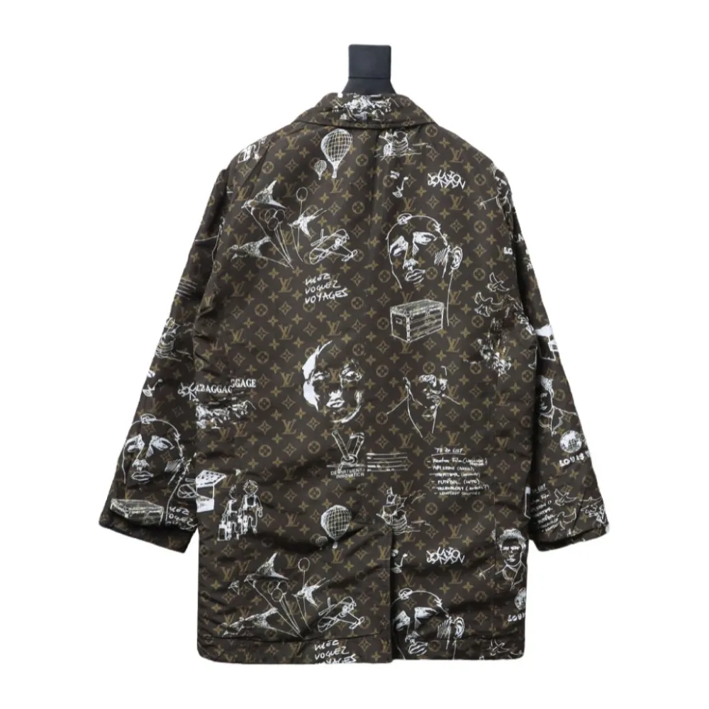 Louis Vuitton 23FW double-faced mid-length jacket