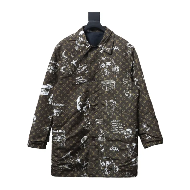 Louis Vuitton 23FW double-faced mid-length jacket