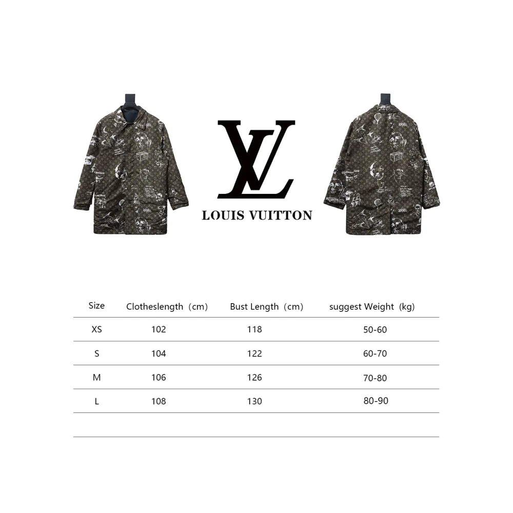 Louis Vuitton 23FW double-faced mid-length jacket