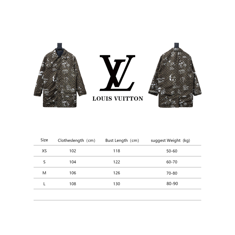 Louis Vuitton 23FW double-faced mid-length jacket