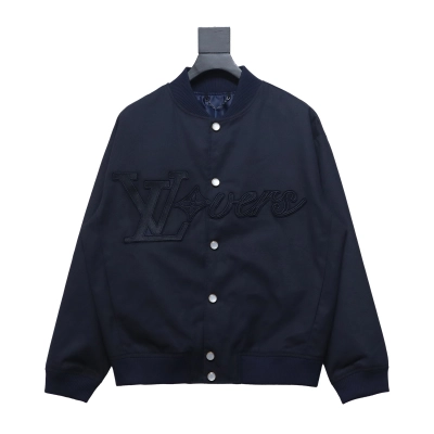 LOUIS VUITTON 24Fw monogram patch embroidered jacket 01
