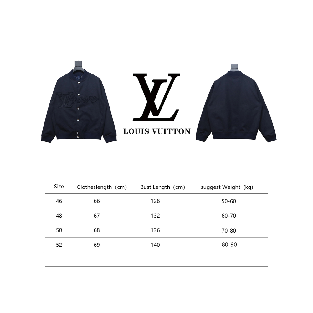 LOUIS VUITTON 24Fw monogram patch embroidered jacket
