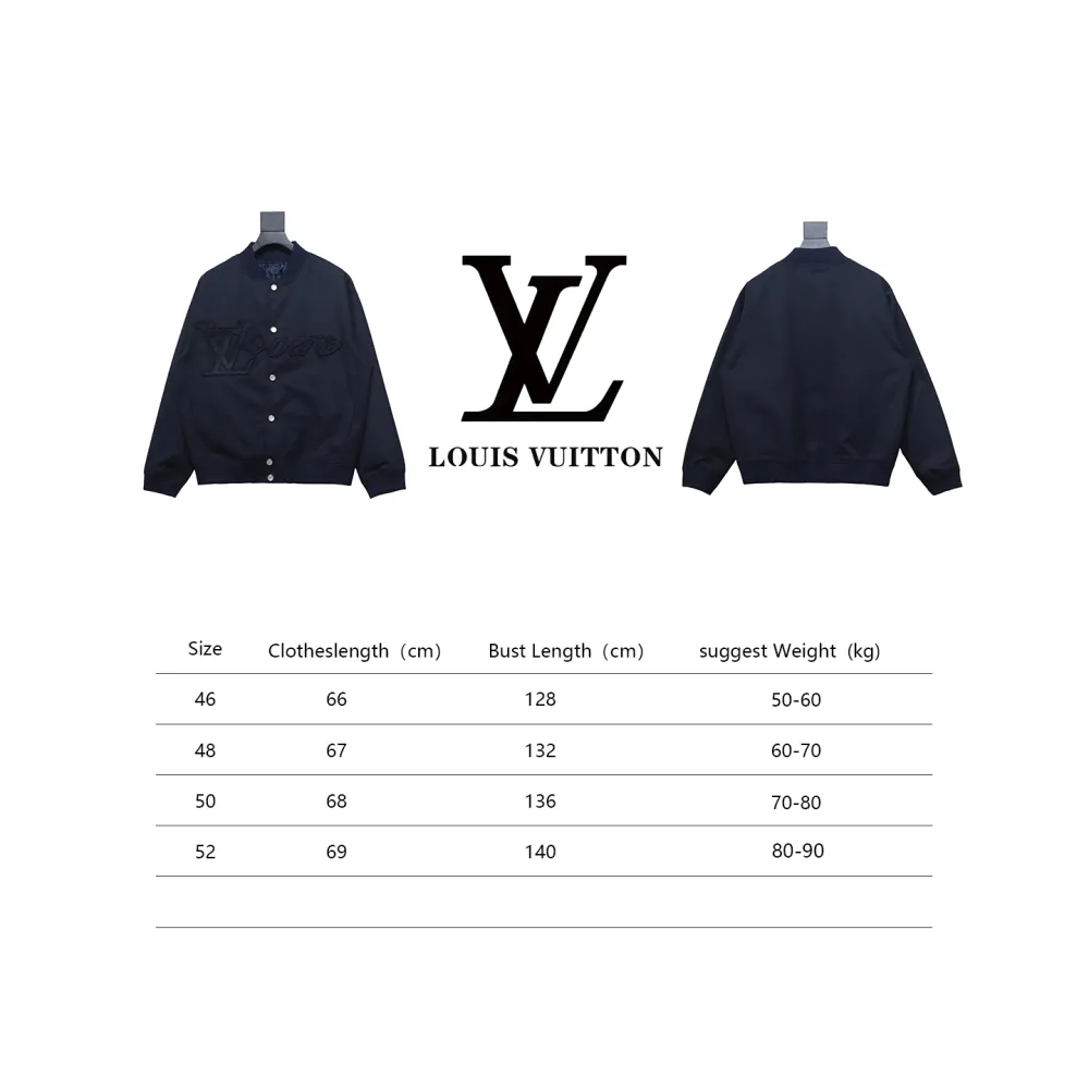 LOUIS VUITTON 24Fw monogram patch embroidered jacket