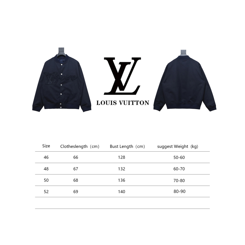 LOUIS VUITTON 24Fw monogram patch embroidered jacket