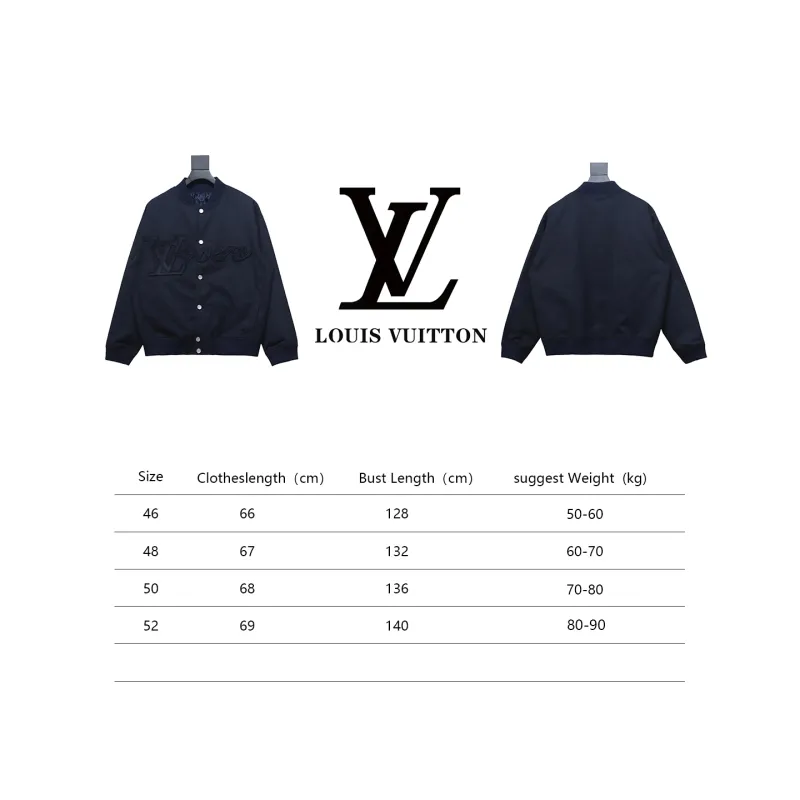 LOUIS VUITTON 24Fw monogram patch embroidered jacket