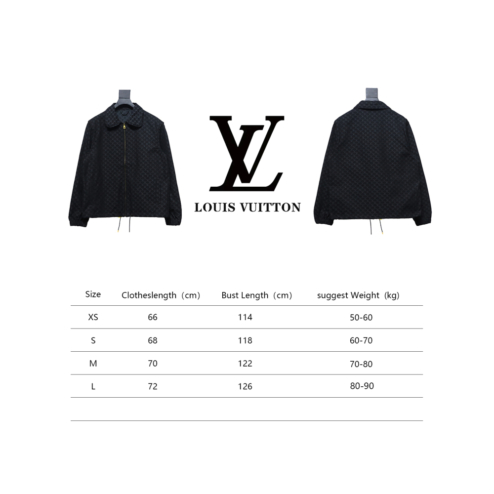  Louis Vuitton 24SS autumn and winter new full print jacquard jacket casual jacket