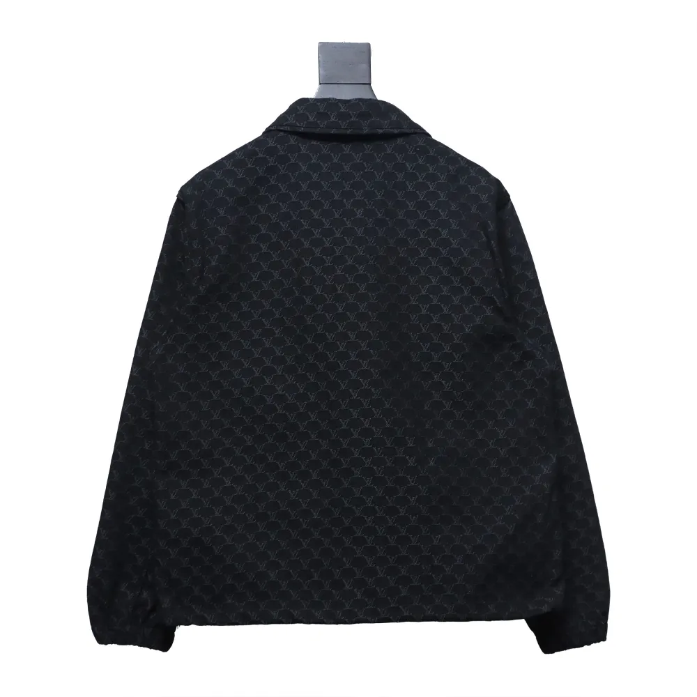  Louis Vuitton 24SS autumn and winter new full print jacquard jacket casual jacket