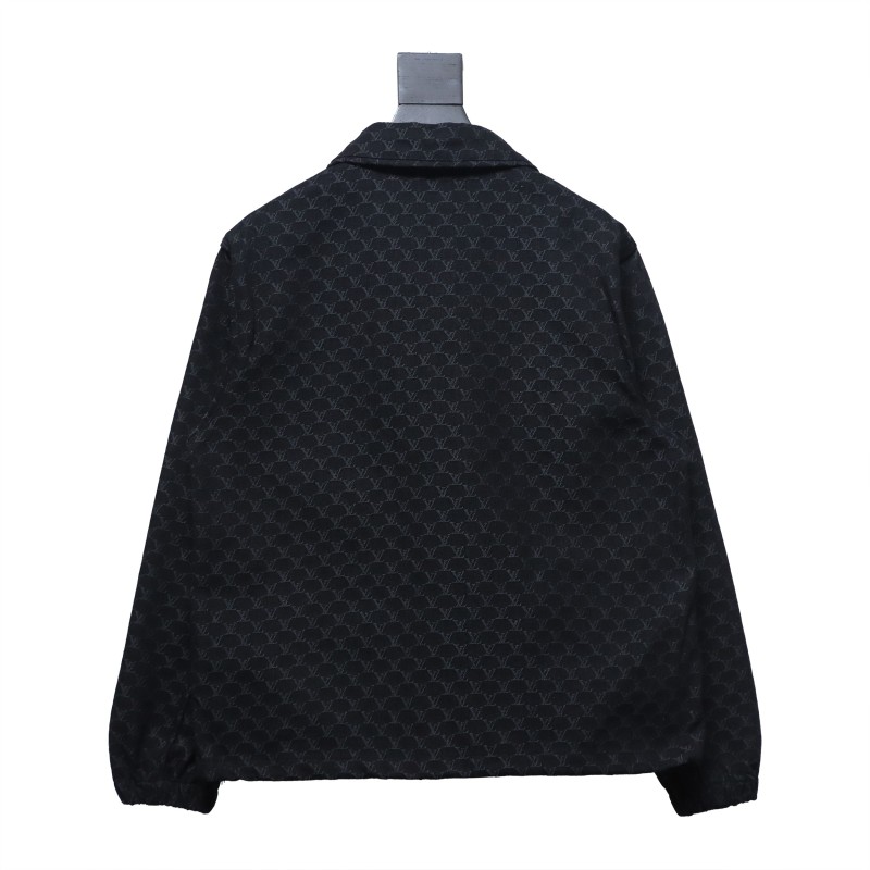  Louis Vuitton 24SS autumn and winter new full print jacquard jacket casual jacket