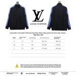  Louis Vuitton Fair Isle blue webbing striped sports suit stand collar jacket