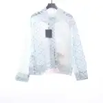 Louis Vuitton gradient monogram mesh hooded jacket