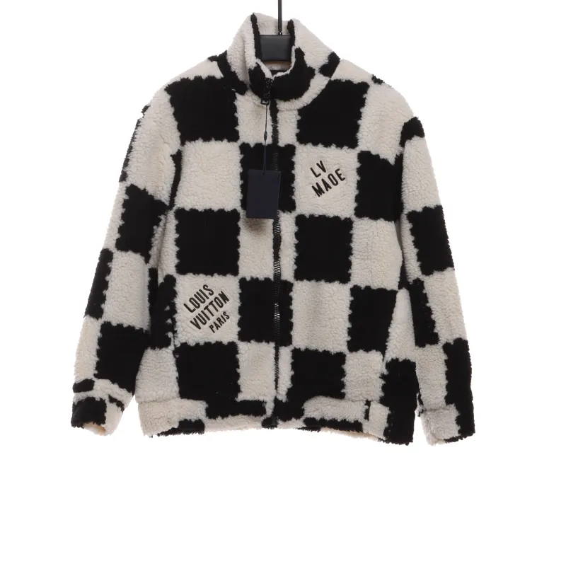 Louis Vuitton joint NIGO checkerboard lambskin jacket 1