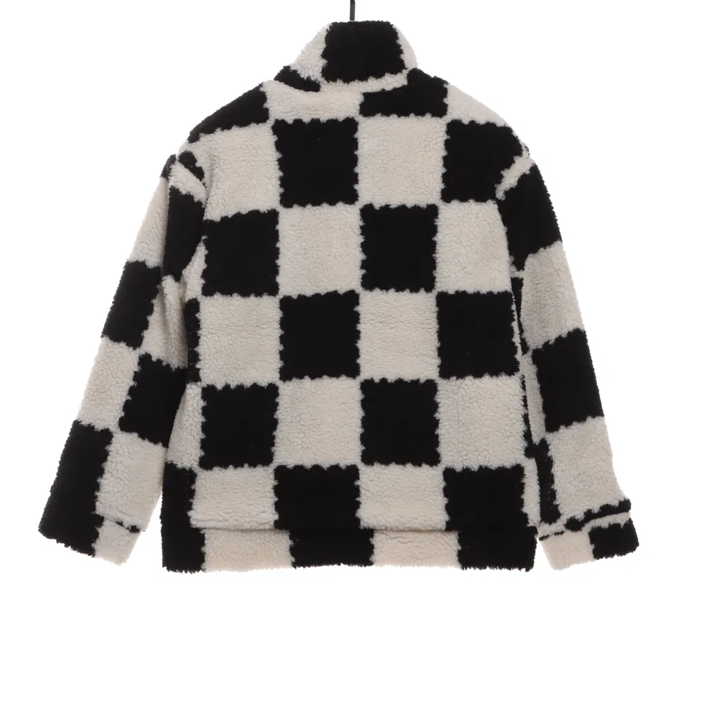 Louis Vuitton joint NIGO checkerboard lambskin jacket 1