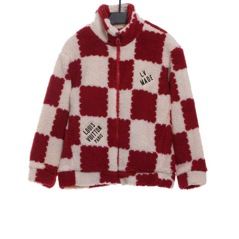  Louis Vuitton joint NIGO checkerboard lambskin jacket 2