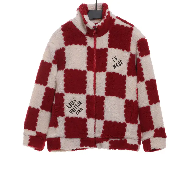Louis Vuitton joint NIGO checkerboard lambskin jacket 2