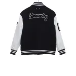 Louis Vuitton large VLOGO patchwork leather baseball jacket