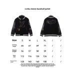 Louis Vuitton NBA patchwork sleeve baseball jacket