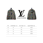  Louis Vuitton old flower checkerboard hooded windbreaker Jacket